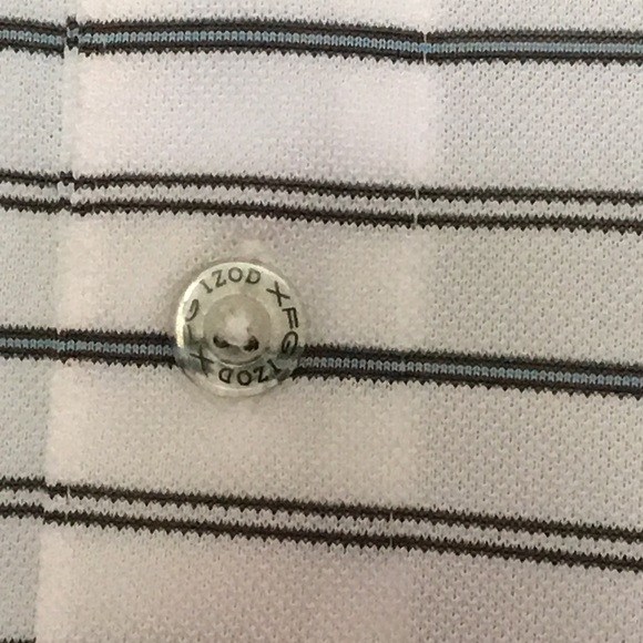 Izod.  Med.  Thin, lightweight, short sleeve polo - Picture 6 of 8